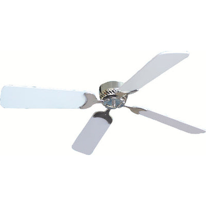 Lasalle Bristol - 36" 12V 4-Blade Brushed Nickel Ceiling Fan, with Wall Switch - 410TSDC36BNWH
