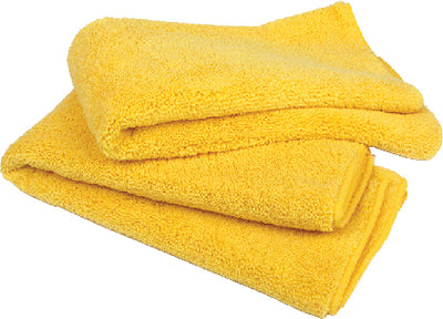 Buffalo 20-inch x 20-inch Yellow Microfiber Towels - 15/Bag - 65013