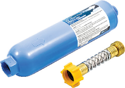 Camco Marine TastePURE KDF/Carbon Water Filter, w/hose protector,  - 40013