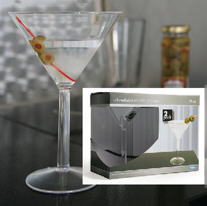 Camco Martini Glass 10oz, 2/Pack - 143901