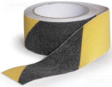 Camco 25405 Non-Slip Grip Tape for Steps (2" x 15',  YELLOW)