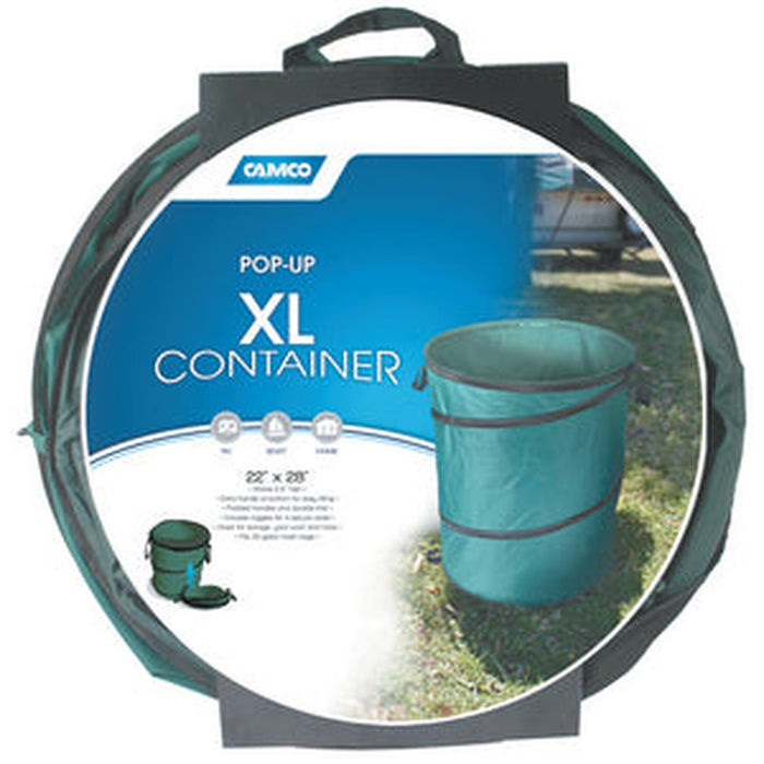 Camco XL Collapsible Container-22 X 28", Green - 42895