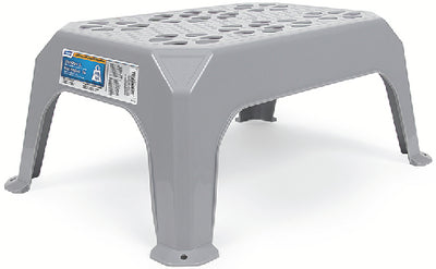 STEP STOOL Plastic LARGE GREY