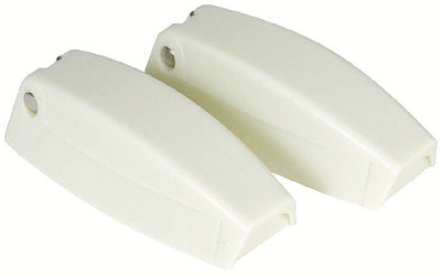 Camco RV Baggage Door Catches, 2/Pack, Polar White - 44173