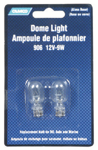 Light Bulb Dome 12V-12W 2/Card - 54731
