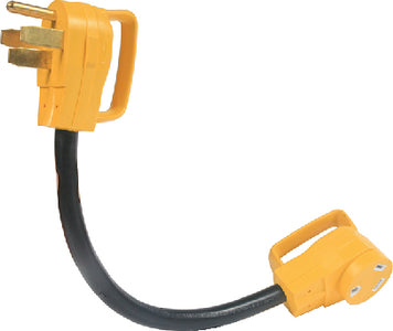 CAMCO RV Electrical Dogbone Adapter 50Amp Male To 30Amp - 55175