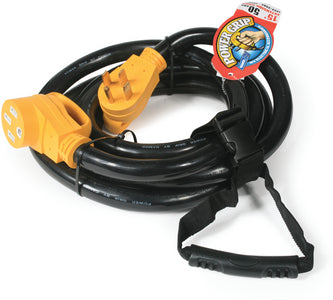 CAMCO RV 50M/50F Amp 15' Power Cord with Handle - 55194