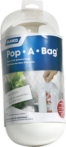 Camco RV Pop-A-Bag - Plastic Bag Dispenser, White - 57061