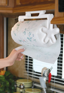 Pop-A-Towel / Paper Towel Holder - WHITE