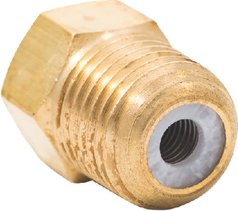 Camco RV Low Pressure LP Fitting - 1/4" M Npt x 1/4" F Inverted Flare W / Check Valve - 59954