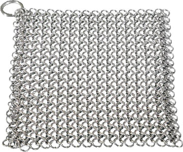 7 X7  Chainmail Scrubber - For Cast Iron + Steel Griddles  -  CMS7