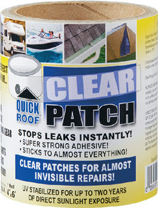 CoFair Quick RV Roof Clear Patch, 4-inch x 6-foot - 142-QRCP46