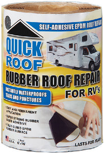 CoFair Quick RV Rubber Roof Repair 6-inch x 16-feet Tape  - 142-RQR616