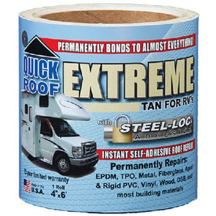 CoFair Quick RV Roof Extreme 4-inch x 6' TAN - 142-TUBE406