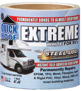 CoFair Quick RV Roof Extreme White, 6-inch x 25-foot - 142-UBE625