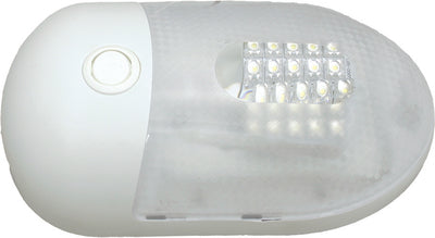 Valterra LED Oblong Single Pancake Overhead Light - Warm White - 52429WW