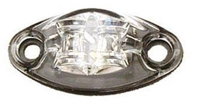 Valterra Dragon's Eye Amber LED Side Marker Light - 2 Wire - Clear Lens  - DG52503VP
