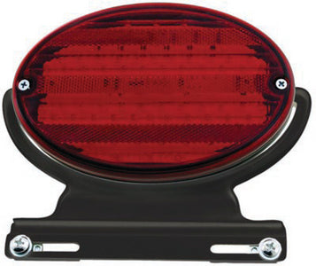 Valterra LED Trailer Tail Light 8" Oval Stop/Tail/Turn/License Plate Holder - DG52715VP