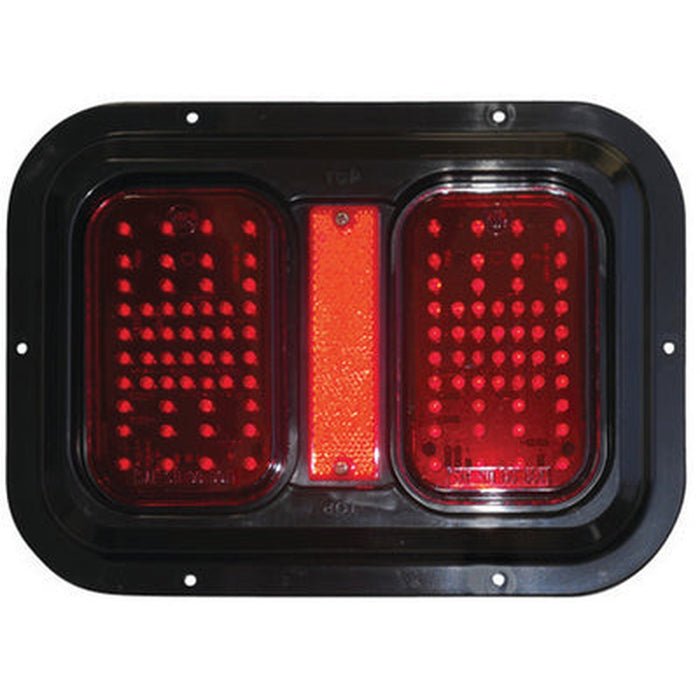 Valterra LED Trailer Tail Light w/Reflector - Stop/Tail/Turn - Weatherproof - Red Lens- DG52720PB