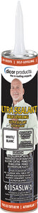 Dicor Ultra Seal Self Leveling Sealant, 10oz, White - 533-610SALW1