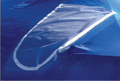 ShrinkWrap Your Boat - Zipper Access Door 30-inch x 36-inch Small, Blue - DS36B