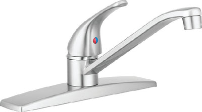 Dura Faucet Single Lever RV Kitchen Faucet - Satin Nickel  - DFNMK600SN