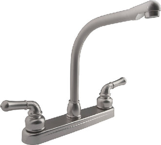 Dura Faucet Hi Rise (10" Tall) RV Kitchen Faucet, Brushed Satin Nickel  - DFPK210CSN