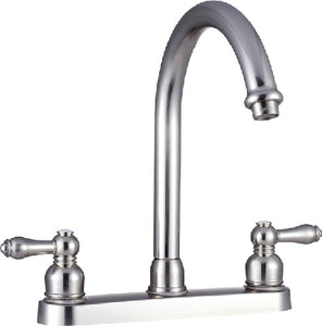 Dura Faucet Hi Rise (11.5" Tall) RV Kitchen Faucet, Brushed Satin Nickel  - DFPK340LSN