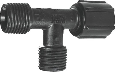 Flair-It PEXLock Tee 1/2"M X 1/2"Swivel X 1/2"M - 497-30836