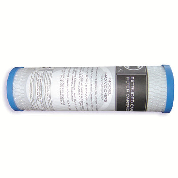 Flowmatic FLOW-PUR .5 Activated Carbon Water Filter Cartridge for Flow-Pur Systems [.5 Mcrn Sld Blck Actvtd C.Cart] (MAXVOC-975RV)