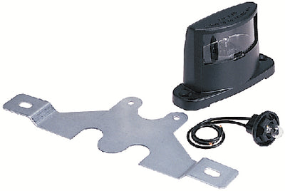 Wesbar New #60 License Light W/Bracket - Black - 3462002