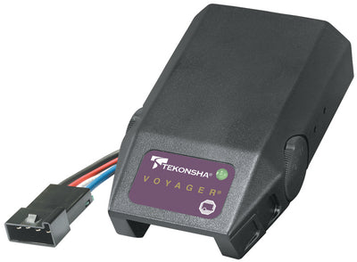 Tekonsha Voyager, Proportional Brake Controller for Trailers with 1-4 Axles, Black - 9030