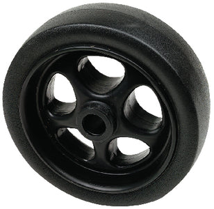8-Inch Black Poly Spare Jack Wheel