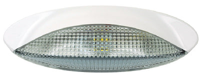 Porch Light Oval, No Switch, LED Clr Wh - 590-1128