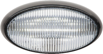 LED Porch Light Oval, Black, Clear - 590-1188