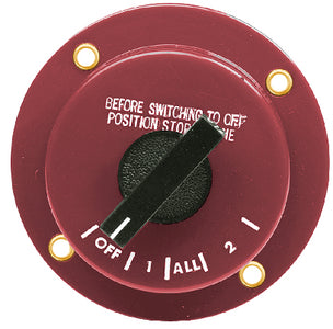 FulTyme RV Battery Selector Switch W/O Lock  - 590-3018