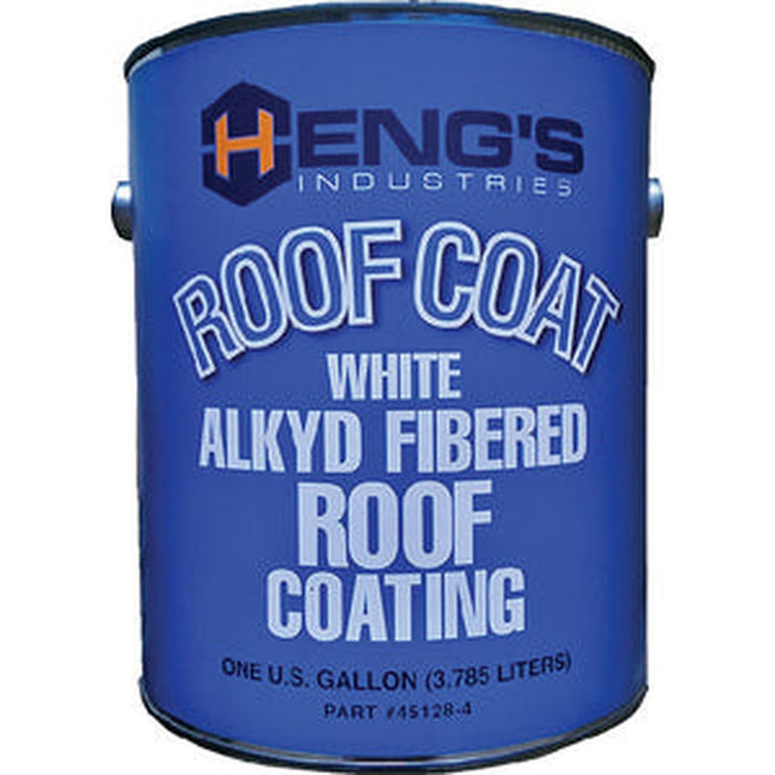 Heng's Alkyd Fibered RV Roof Coating, 1 Quart, Aluminum - 634-43032