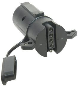 Hopkins 7-Way RV Blade to 5 Flat LED Flex Adapter / Trailer Wiring Adapter - 374-47375