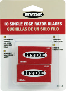 RAZOR BLADES 10 BLADES/CARD