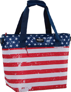 Igloo Tote Cooler Bag - American Flag Print - 65913
