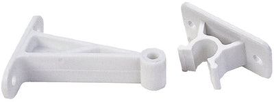 JR Products 5-1/2-inch C-Clip Style RV Door Holder, Polar White - 10374