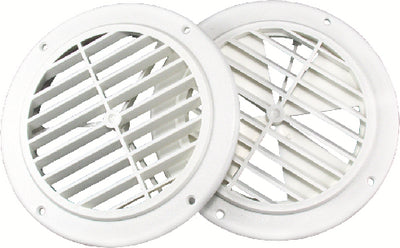 Ceiling Grill Dampered - White  GRILL2DA