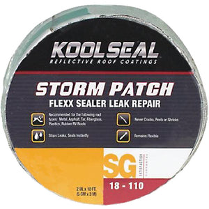 Geocel Kool Seal Storm Patch Flexx Sealer Instant Leak Repair, White - KS0018110-99