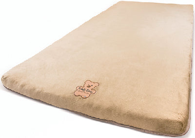Lippert Teddy Bear RV Bunk Bed Cover Mattress - 74-inch L x 32-inch W x 4-inch D  (TAN) - 679300