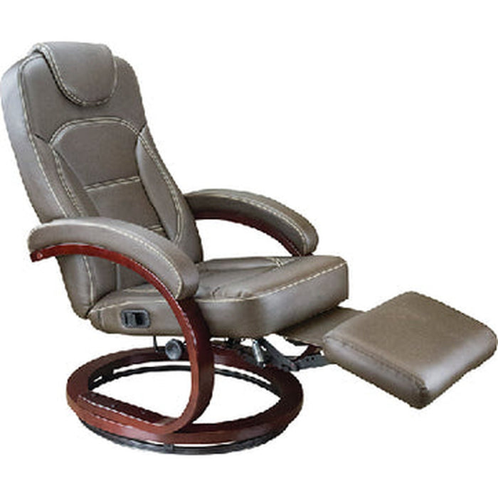 Thomas Payne RV Furniture - Euro Recliner Chair, Brookwood Chestnut - 3477222