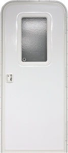Lippert 24-inch W X 68-inch RV Entry Door, Polar White - V000042326