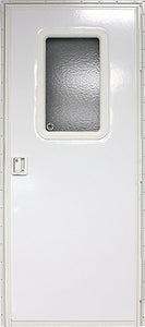 Lippert Polar White 30-inch X 72-inch RV Right Square Entry Door - V000149585