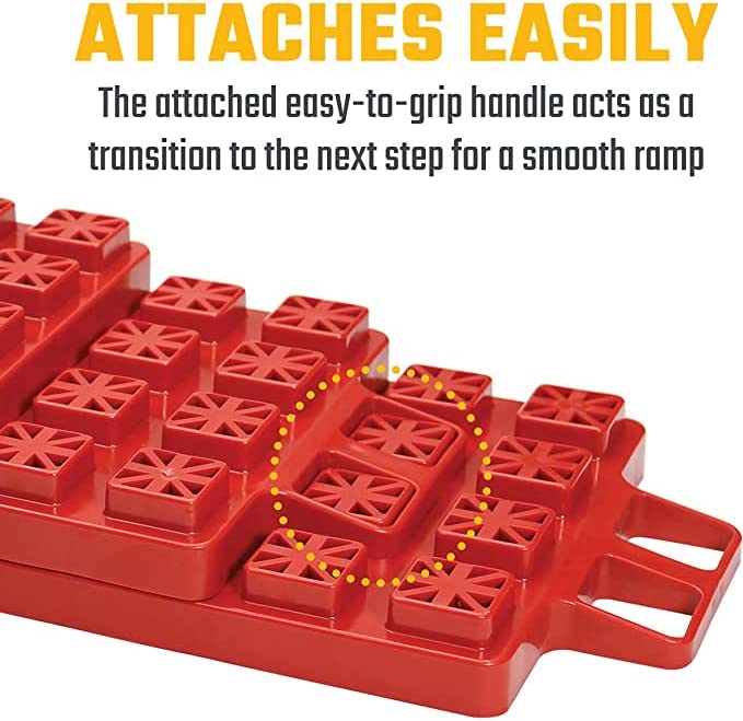 Valterra A10-0920 Stackers Leveler/Jack Pad W/Carry Bag, Red, 10/Pack