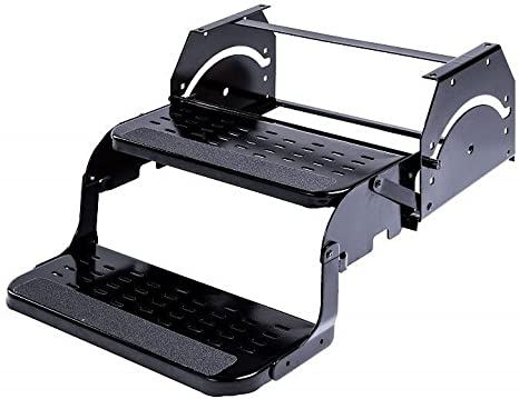 Stromberg Carlson SMFP-2120 Manual Coach Steps for RV by Flexco - 20" Double, 7.75" Rise