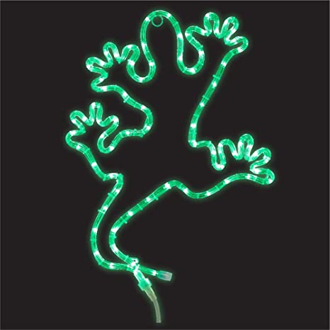 Ming's Mark Party Light - LED 2' high Lizard Deco Rope Light - GREEN - 8080126